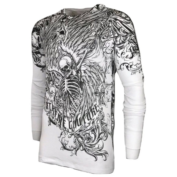 Xtreme Couture by Affliction  Mens Thermal Shirt Accuser - Picture 5 of 8